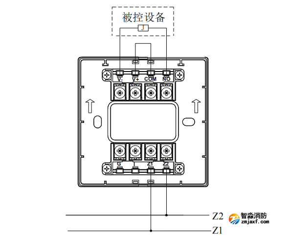 GST-LD-8365H輸入/輸出模塊接線(xiàn)圖